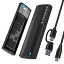 M.2 NVME NGFF External SSD Case NGFF SATA Solid State Drive Enclosure USB3.1 Type C Mobile M2 SSD Box Gen2 10Gbps
