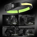 USB Rechargeable LED Sensor Headlamp XPE+COB Headlight Head Torch Work Light Waterproof Headlamp