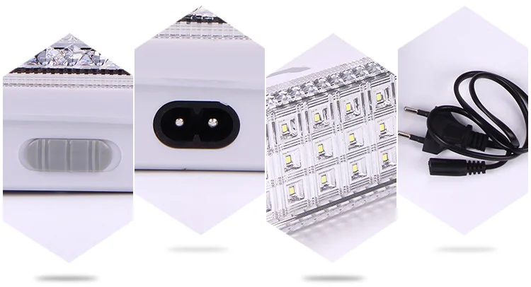 60LEDs Wall-Mounted Lamp Portable Lighbar Power Outage Emergnecy Lighting Rechargeable Light