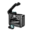 M25 Wireless Bluetooth 5.2 Magnetic Hatch Metal Mechanical Style Dual Ear Digital Display In Ear Sport Bluetooth