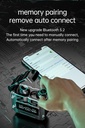 M25 Wireless Bluetooth 5.2 Magnetic Hatch Metal Mechanical Style Dual Ear Digital Display In Ear Sport Bluetooth