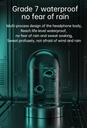 M25 Wireless Bluetooth 5.2 Magnetic Hatch Metal Mechanical Style Dual Ear Digital Display In Ear Sport Bluetooth