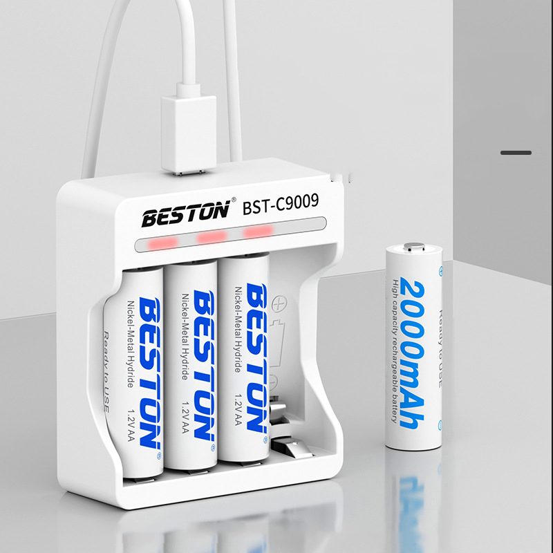 Beston 1.2v AA No. 5 rechargeable battery Ni-MH 1200mah, 2000 mAh
