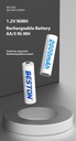 Beston 1.2v AA No. 5 rechargeable battery Ni-MH 1200mah, 2000 mAh
