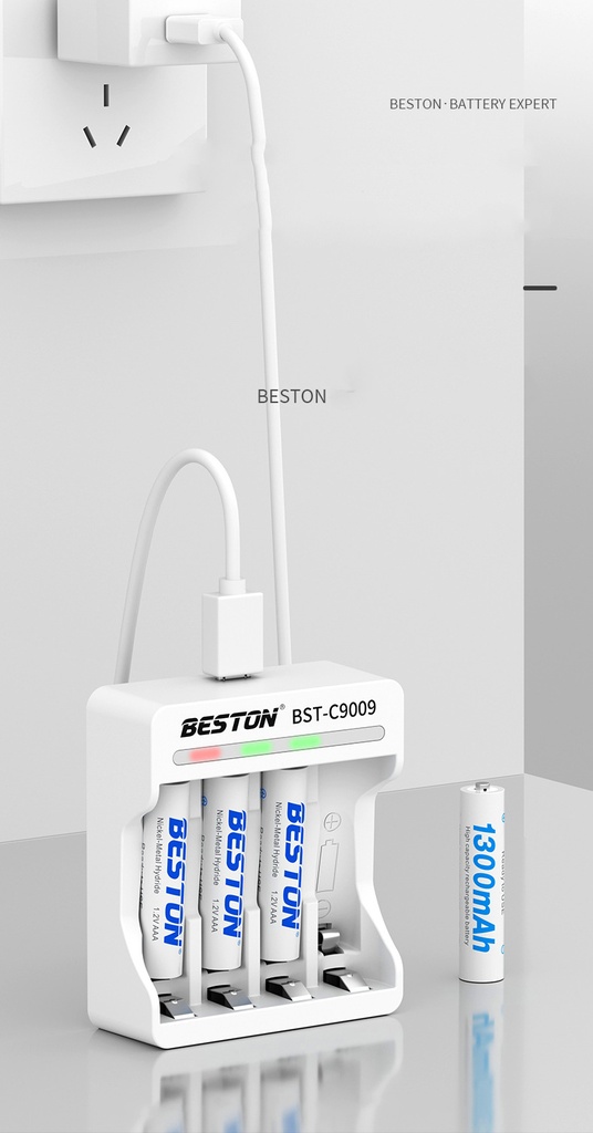 Beston 1.2V Ni-MH 7th rechargeable battery 1300mah AAA battery