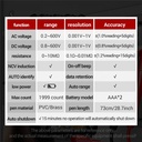 ANENG M113 Automatic Professional Digital Multimeter 1999 Counts Auto AC/DC Voltage Tester Ohm Current Ammeter Detector Tool