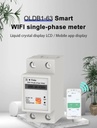 Tuya APP WIFI Smart Energy Meter AC230V 63A Singles Phase Meter Voltage Current Active Power Electricity Display Meter