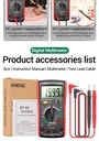 ANENG DT9205A Digital True RMS Professional Multimeter AC/DC Current Tester hFE Ohm Capacitor Voltage Meter Detector Tool