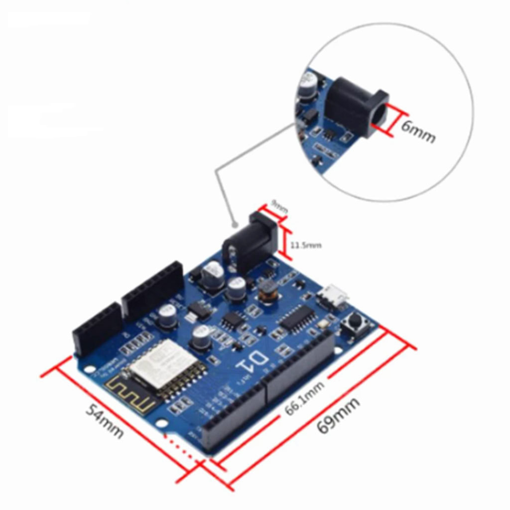 WeMos D1 WiFi UNO development board ESP8266 wireless module ESP-12 compatible