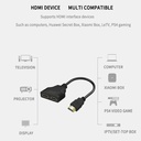 HDMI-compatible Cable Splitter HDMI 3D version 1.4 1080P 30Hz  2 Dual Port Y Splitter 1 In 2 Out Cable Adapter