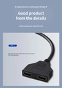 HDMI-compatible Cable Splitter HDMI 3D version 1.4 1080P 30Hz  2 Dual Port Y Splitter 1 In 2 Out Cable Adapter
