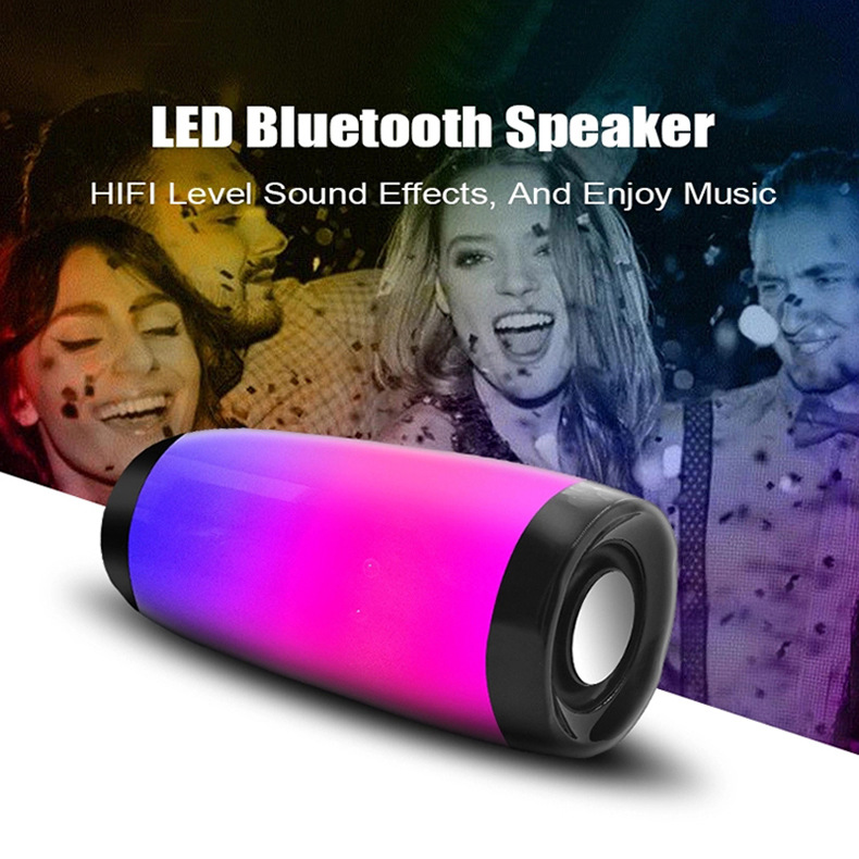 TG157 Wireless Bluetooth Speaker 10W LED Portable Soundbar Stereo Bass HIFI Subwoofer With TF Card U-disk Aux Input Support