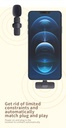 k9 wireless microphone short video recording intelligent noise reduction microphone one to two MIC