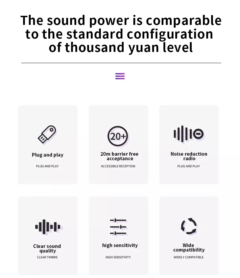 k9 wireless microphone short video recording intelligent noise reduction microphone one to two MIC