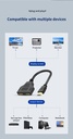 HDMI-compatible Cable Splitter HDMI 3D version 1.4 1080P 30Hz  2 Dual Port Y Splitter 1 In 2 Out Cable Adapter