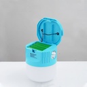 LED solar 18650 battery rechargeable emergency lights