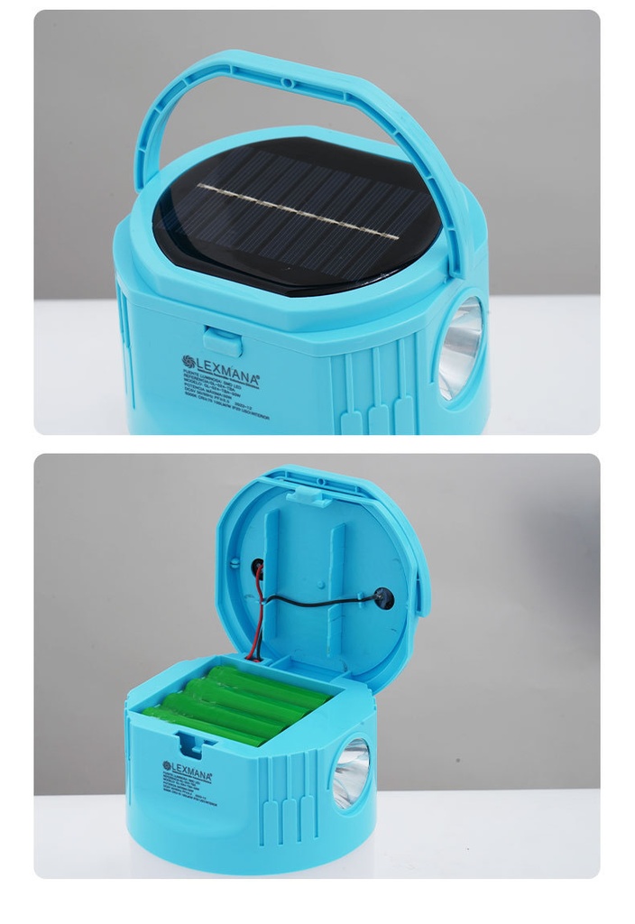 LED solar 18650 battery rechargeable emergency lights