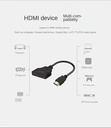 HDMI-compatible Cable Splitter HDMI 3D version 1.4 1080P 30Hz  2 Dual Port Y Splitter 1 In 2 Out Cable Adapter