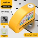 Motorcycle Wheel Disc Brake Alarm Lock Safety Protection Padlock Anti-Theft Reminder Aluminum Alloy Motorcycle Accessories