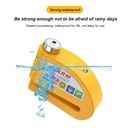 Motorcycle Wheel Disc Brake Alarm Lock Safety Protection Padlock Anti-Theft Reminder Aluminum Alloy Motorcycle Accessories