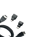 HDMI cable three-in-one mini hdmi adapter micro hdmi adapter 3IN1 high-definition Full HD HDMI cable