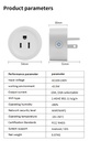 Tuya Smart life wifi metering socket smart plug mobile phone remote voice control (ESS Gadgets)
