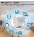 Tuya Smart life wifi metering socket smart plug mobile phone remote voice control (ESS Gadgets)