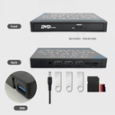 7 in 1 External CD/DVD Drive USB3.0/Type-C CD DVD RW Optical Drive DVD Burner DVD Writer Multifunction SD/TF Slots USB HUB