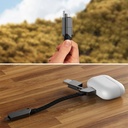 Zinc Alloy 6 in 1 Multi Fast Charging Cable Keychain PD for Apple iPhone Lightning 10W Android TYPE-C 60W QC 18W Fast Charging Data Cable