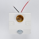 220V E27 LED Lamp Base Holder Human Body Induction Infrared Motion Sensor With Light Control Switch Bulb Socket Adapter