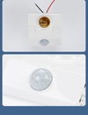 220V E27 LED Lamp Base Holder Human Body Induction Infrared Motion Sensor With Light Control Switch Bulb Socket Adapter