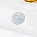 220V E27 LED Lamp Base Holder Human Body Induction Infrared Motion Sensor With Light Control Switch Bulb Socket Adapter