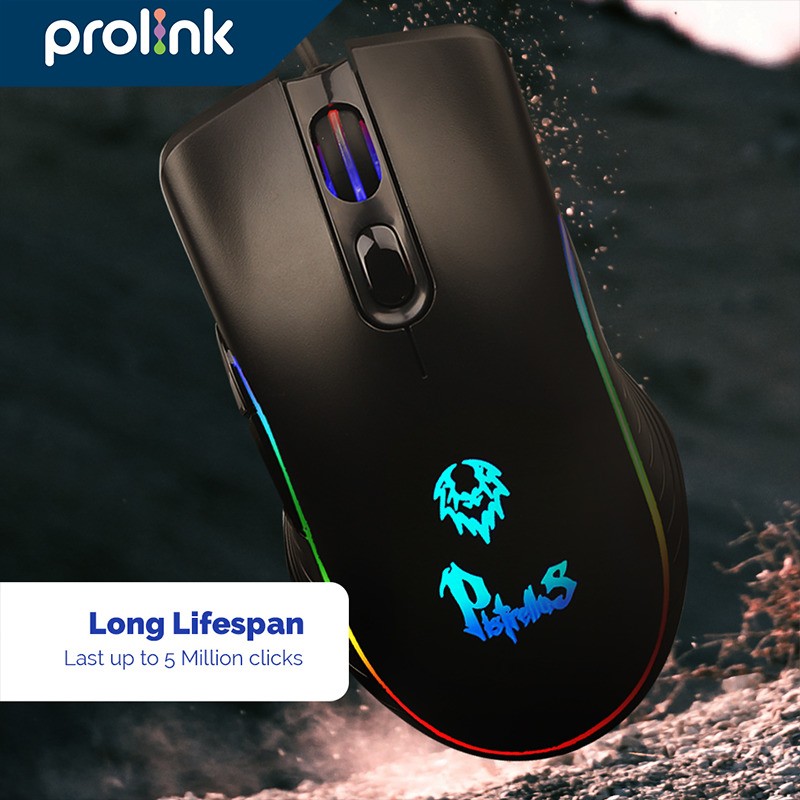 Prolink PISTRELLUS Illuminated Gaming Mouse PMG9007