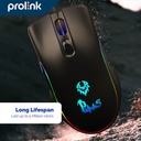 Prolink PISTRELLUS Illuminated Gaming Mouse PMG9007