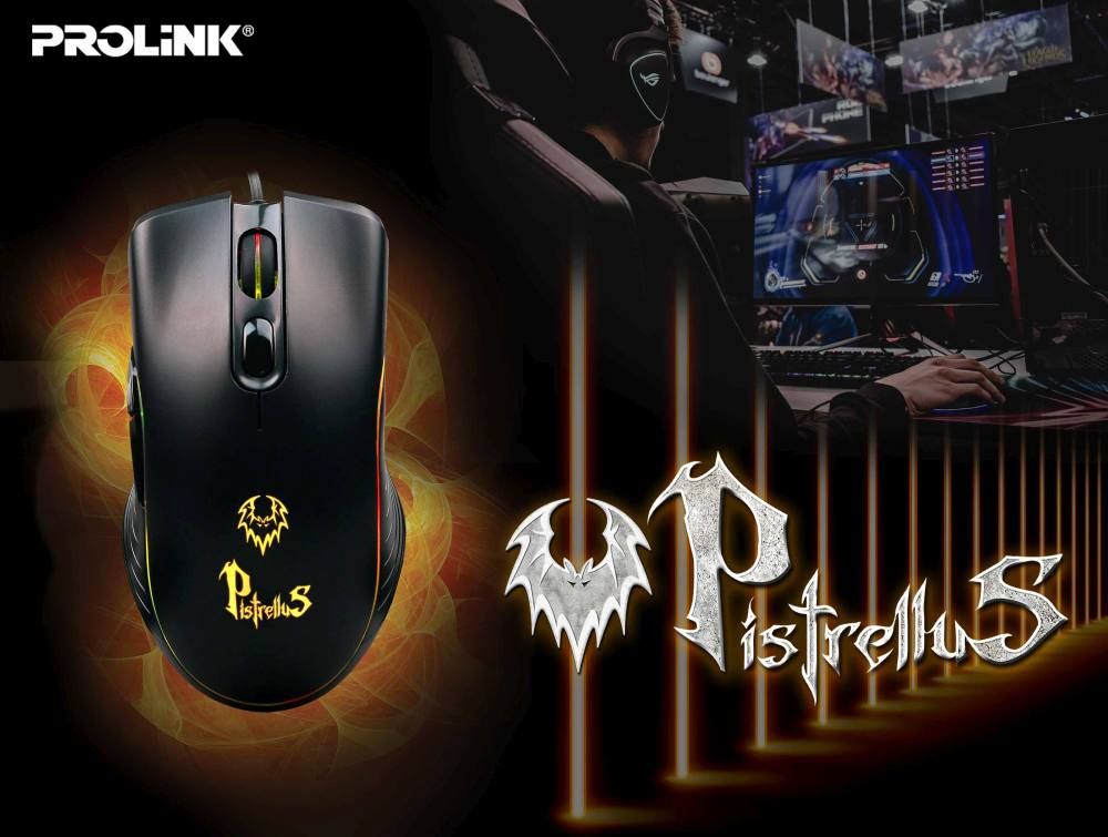Prolink PISTRELLUS Illuminated Gaming Mouse PMG9007
