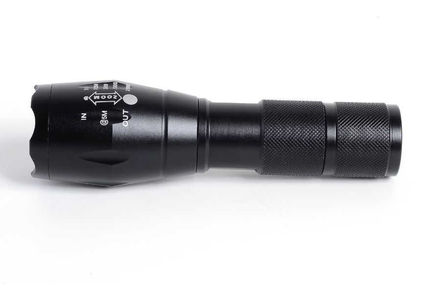Powerful Led Flashlight XML T6 Torch Waterproof Flashlights 5-Modes Zoomable Light 18650 Rechargeable Battery Or AAA