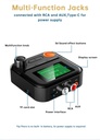 Wireless Bluetooth-compatible 5.2 Receiver HiFi Stereo Audio Adapter With Display Support AUX 2RCA TF