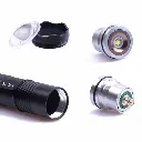 Powerful Led Flashlight XML T6 Torch Waterproof Flashlights 5-Modes Zoomable Light 18650 Rechargeable Battery Or AAA