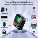 Wireless Bluetooth-compatible 5.2 Receiver HiFi Stereo Audio Adapter With Display Support AUX 2RCA TF