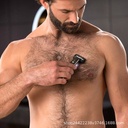 Men's Electric Groin Hair Trimmer Pubic Hair Trimmer Body Grooming Clipper for Men Bikini Epilator Rechargeable Shaver Razor