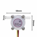 S401 Micro Hall Water Flow Sensor for Water Dispenser Water Purifier Coffee Machine Water Flow Switch Sensor 7MM Quick-plug