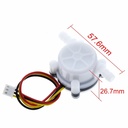 S401 Micro Hall Water Flow Sensor for Water Dispenser Water Purifier Coffee Machine Water Flow Switch Sensor 7MM Quick-plug