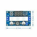 DC-DC Boost Module 100W With Digital Display Voltmeter Adjustable 3.0~ 35V To 3.5~ 35V