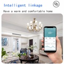 Tuya WiFi 5 in 1 Air Quality Sensor Smart Air Box CO2 Meter Formaldehyde VOC Temperature Humidity Sensor work with Alexa Google