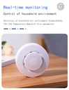 Tuya WiFi 5 in 1 Air Quality Sensor Smart Air Box CO2 Meter Formaldehyde VOC Temperature Humidity Sensor work with Alexa Google
