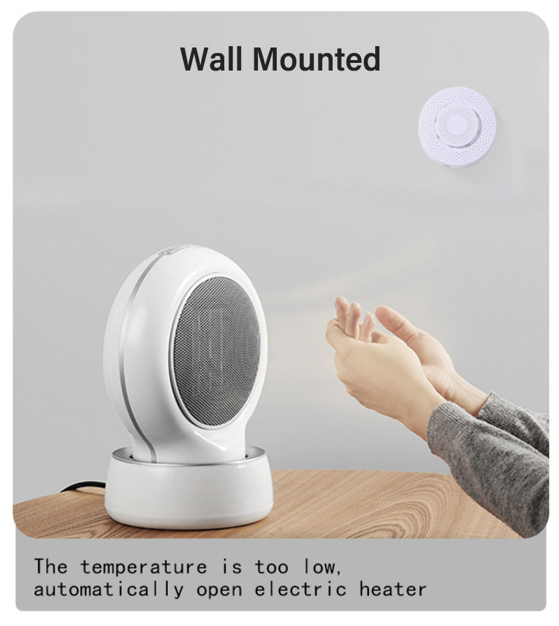 Tuya WiFi 5 in 1 Air Quality Sensor Smart Air Box CO2 Meter Formaldehyde VOC Temperature Humidity Sensor work with Alexa Google