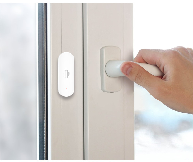 Smart Vibration Sensor Detection Tuya Smart Life APP Notification Real-Time Motion Shock Alarm