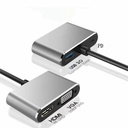 4 in 1 Type C to 4K HDMI TV HDTV +VGA+USB 3.0 Hub+60W PD OTG Charging Power Audio Video Adapter Cable