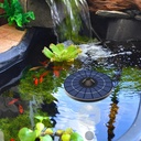 Solar-powered with Air Hose and Bubble Stone Fish Tank floating oxygen pump, battery-free direct drive Oxygenator