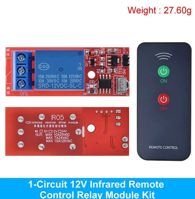 12V Infrared Remote Control Relay Module